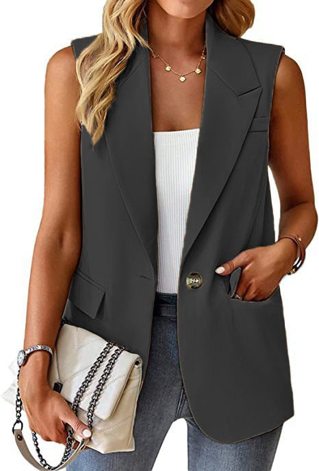 Women Chic Blazer Vest Lune London