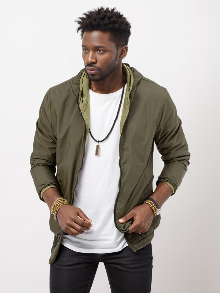Windbreaker men's transition jacket with practical pockets Lune London