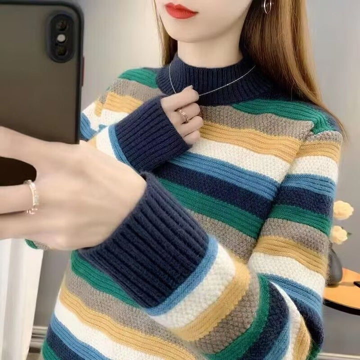 Pull confortable et élégant pour femmes avec motif texturé Chic & Stil