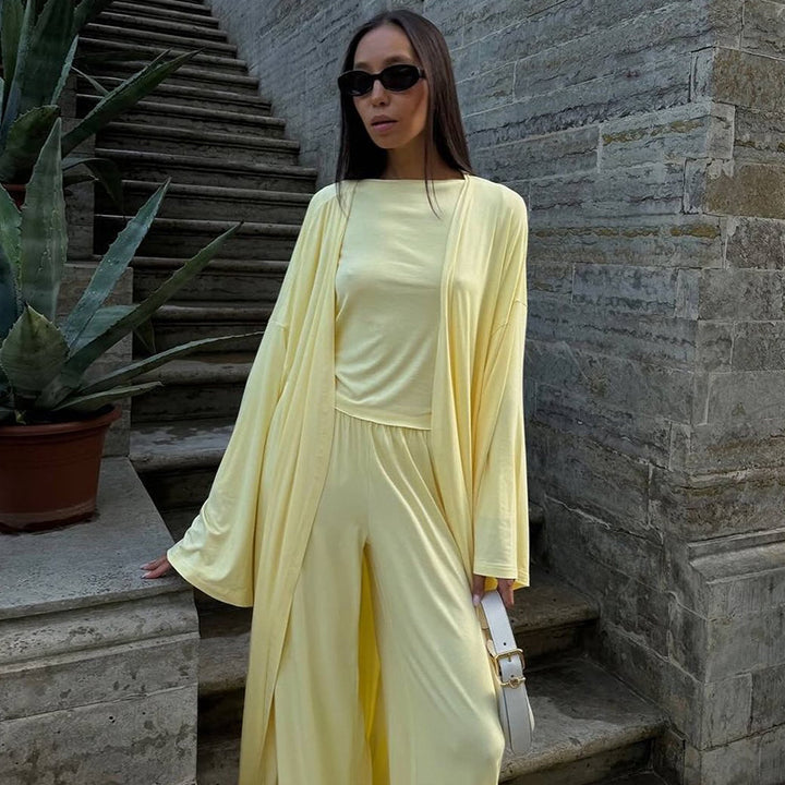 Lune London trendy long sleeve palazzo set for women