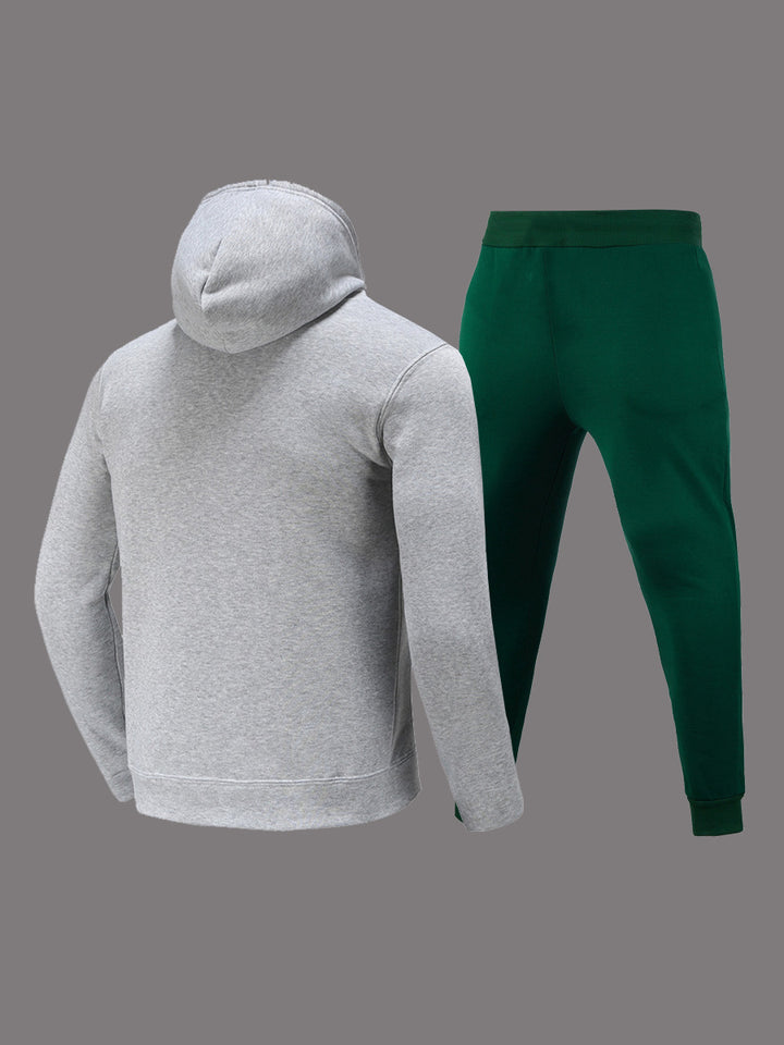 Ladies Sports hoodie and jogging pants set with creative inscription Lune London
