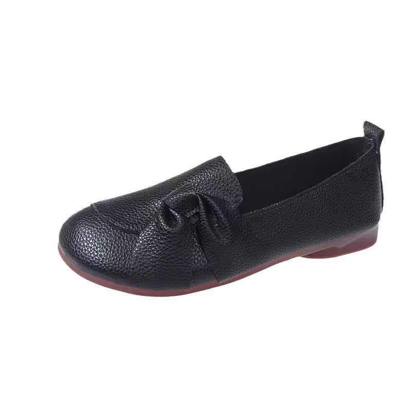 Women Soft Leather Moccasins Ballet Shoes Lune London