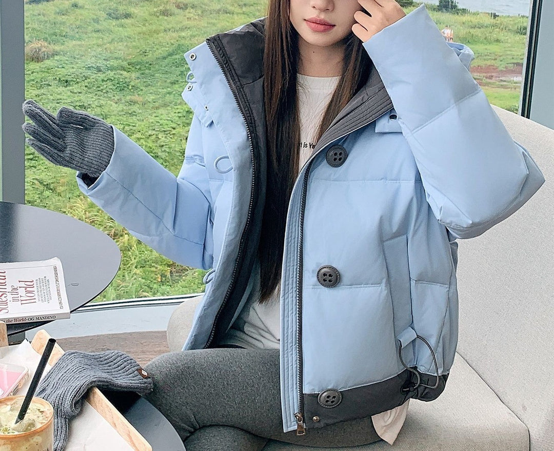 Veste de transition tendance pour femmes avec col montant moderne et poches pratiques Chic & Stil
