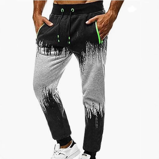 Men's sporty joggers with modern color gradient effects Lune London
