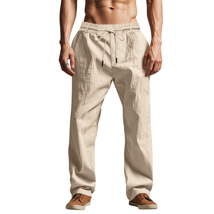 Men's casual pants with elastic waistband and side pockets Lune London