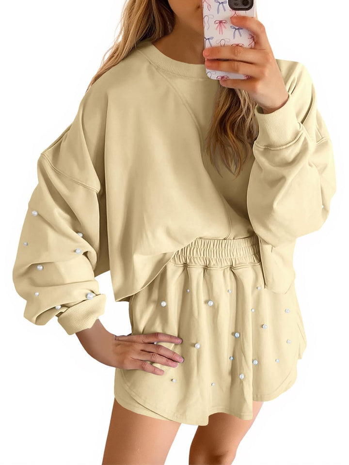 Ladies Sweatshirt and Skirt Sporty Set Lune London