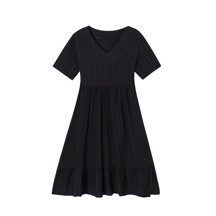 Ladies V neck midi dress Lune London