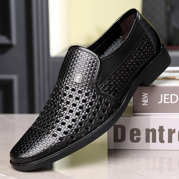 Men Breathable Handwoven Slippers Lune London