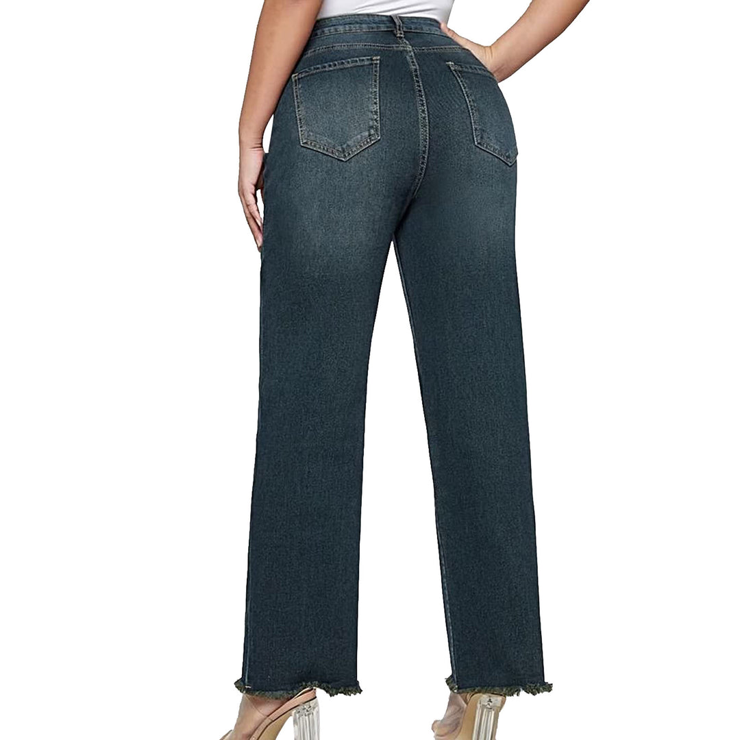 Women Wide Leg Denim Pants Lune London