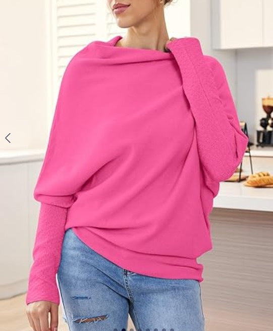 Women Oversized Casual Knit Sweater Lune London