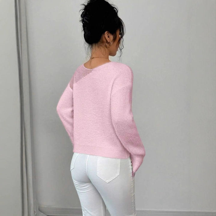 Soft round neck sweater for women Lune London