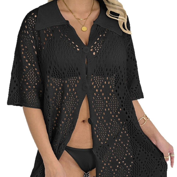 Lune London Women's Crochet Beach Blouse
