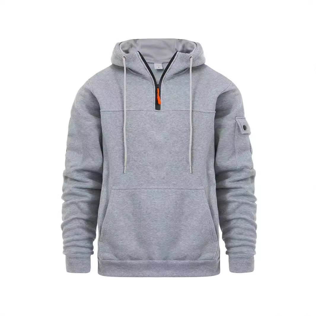 Men's hoodie with practical pockets from Lune London