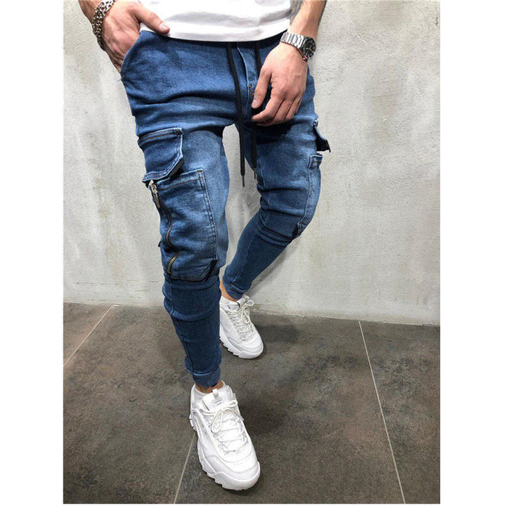 Men's slim fit cargo jogger pants with a trendy cut and practical pockets Lune London