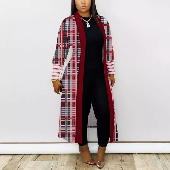 Lune London women's artistic long cardigan