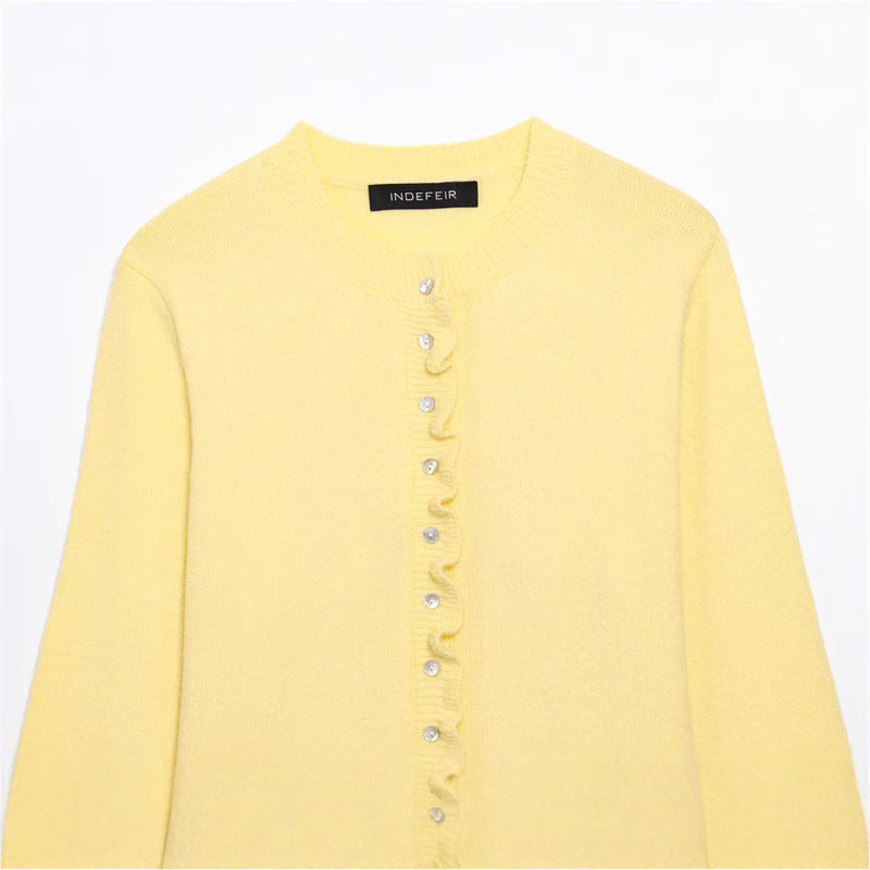 Ladies playful cardigan Lune London