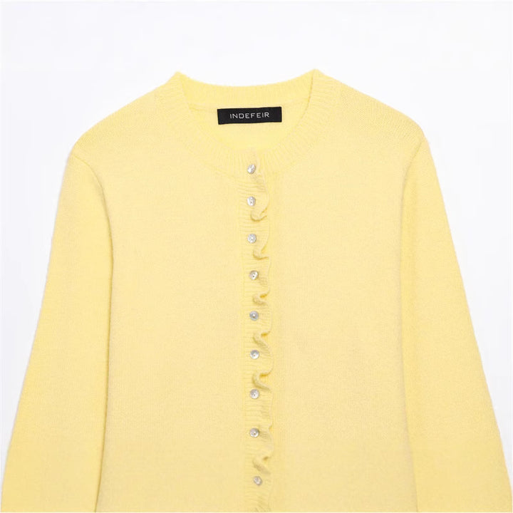 Ladies playful cardigan Lune London