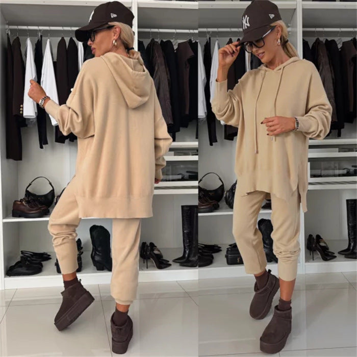 Women's casual lounge set with oversized hoodie and comfortable jogging pants Chic & Stil