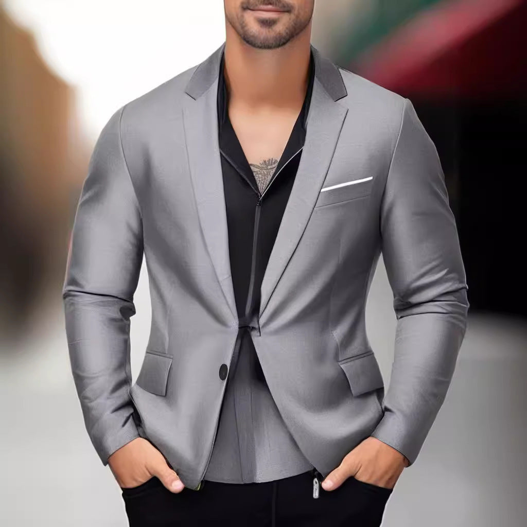Elegant and stylish blazer for men with contrasting lapels Lune London