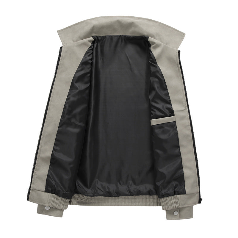 Casual utility jacket for men with practical pockets and elastic waist Lune London