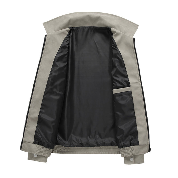Casual utility jacket for men with practical pockets and elastic waist Lune London