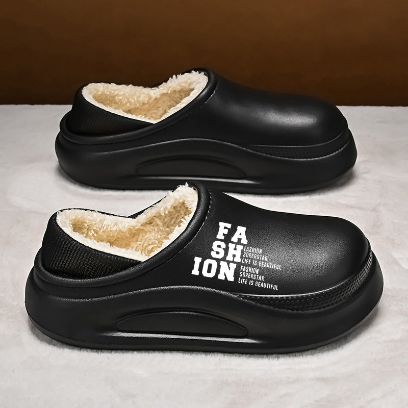 Ladies comfortable slippers with warm lining and non-slip sole Lune London