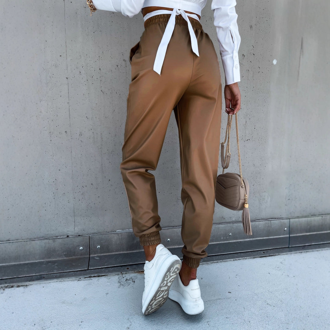 Pantalons de jogging confortables pour femmes avec taille élastique et poches pratiques Chic & Stil
