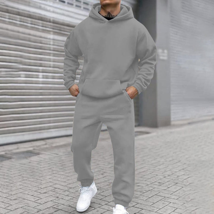 Men's casual hoodie tracksuit with oversized fit and practical pockets Lune London
