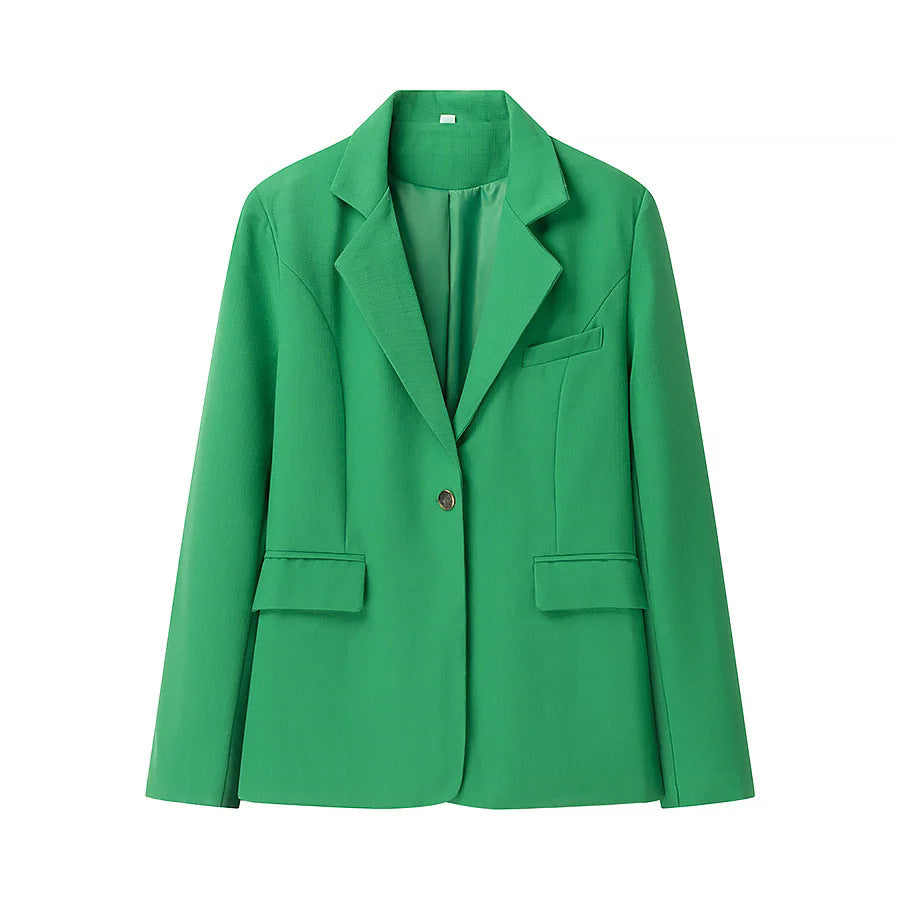 Elegant blazer jacket for women with textured design and practical pockets Lune London