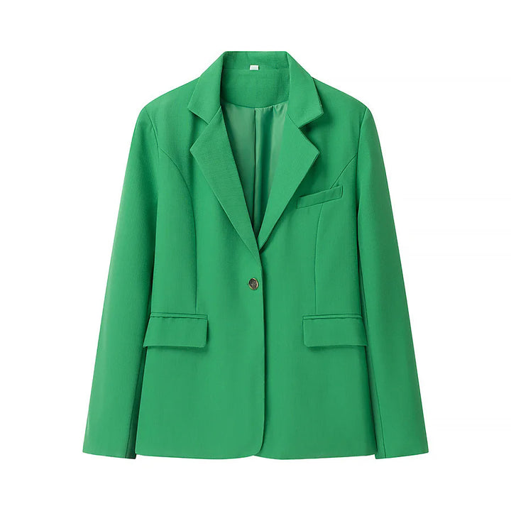 Elegant blazer jacket for women with textured design and practical pockets Lune London