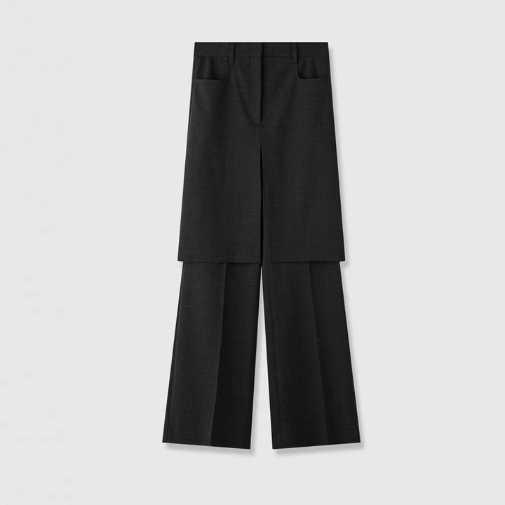 Pantalons de costume larges élégants pour femmes avec design innovant Chic & Stil