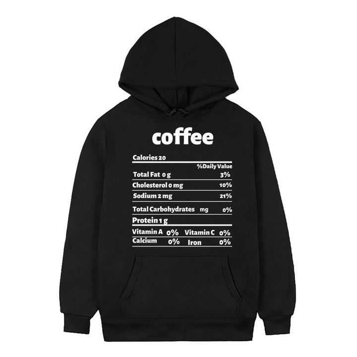Women's hoodie with creative nutritional design Lune London