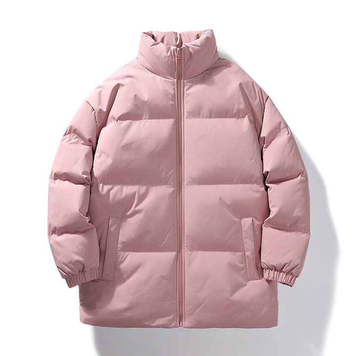 Women's down jacket with high collar and practical zipper Lune London