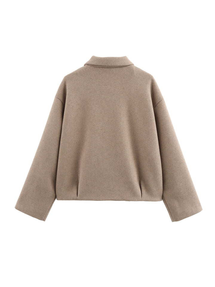 Women's sports jacket with high collar and zipper Lune London