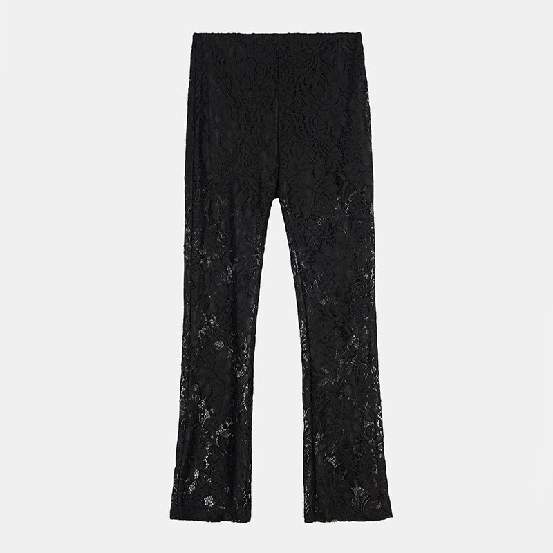 Ladies Elegant Lace Pants Chic & Stil