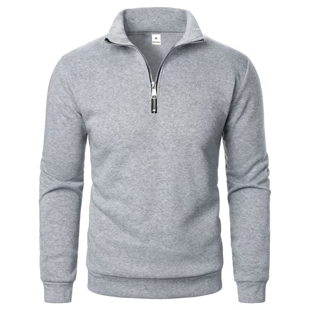 Men's sweatshirt with zipper and modern stand-up collar Chic & Stil
