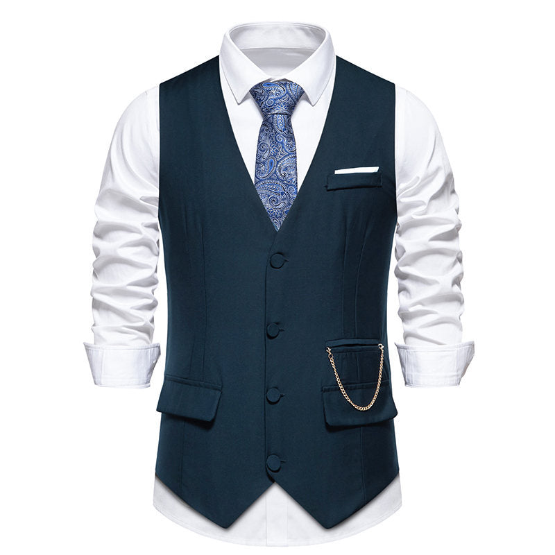 Elegant suit vest for men with practical pockets and trendy design Lune London