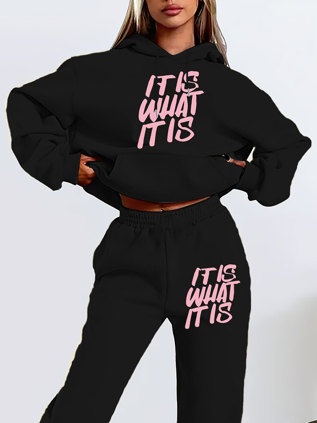 Ensemble de survêtement pour femmes avec impression élégante et coupe décontractée Chic & Stil