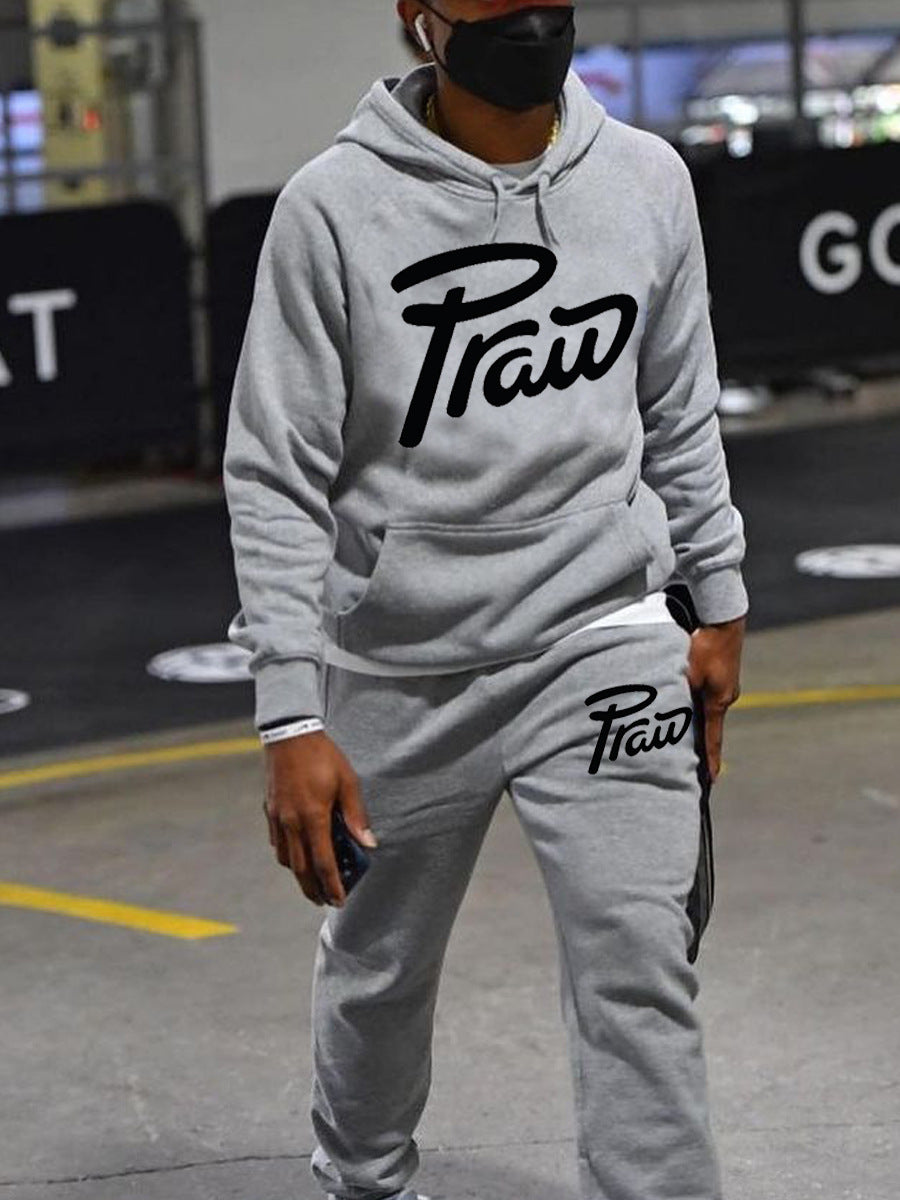 Lune London women's hoodie and jogger set with casual logo print