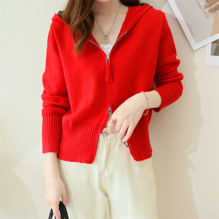 Hooded zip jacket for women Lune London