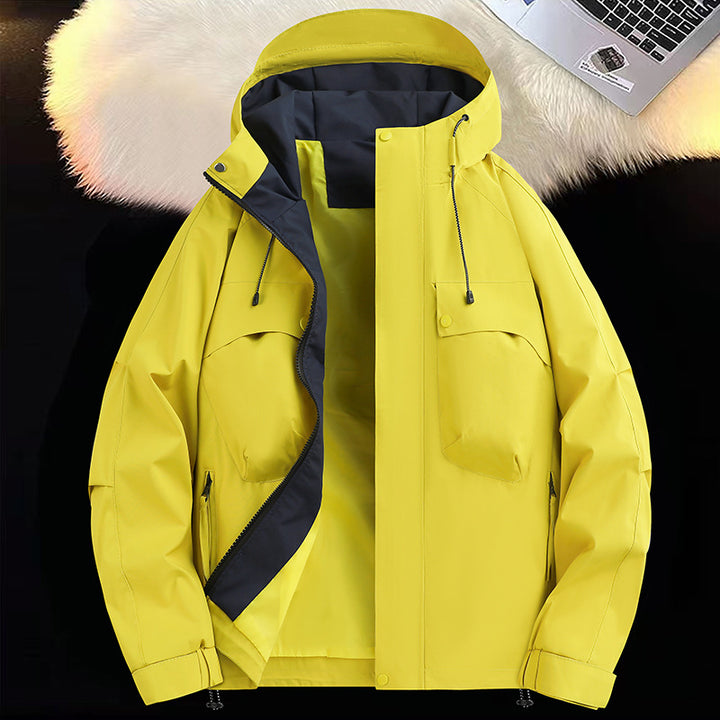 Functional jacket for men breathable and water-repellent with spacious pockets Lune London