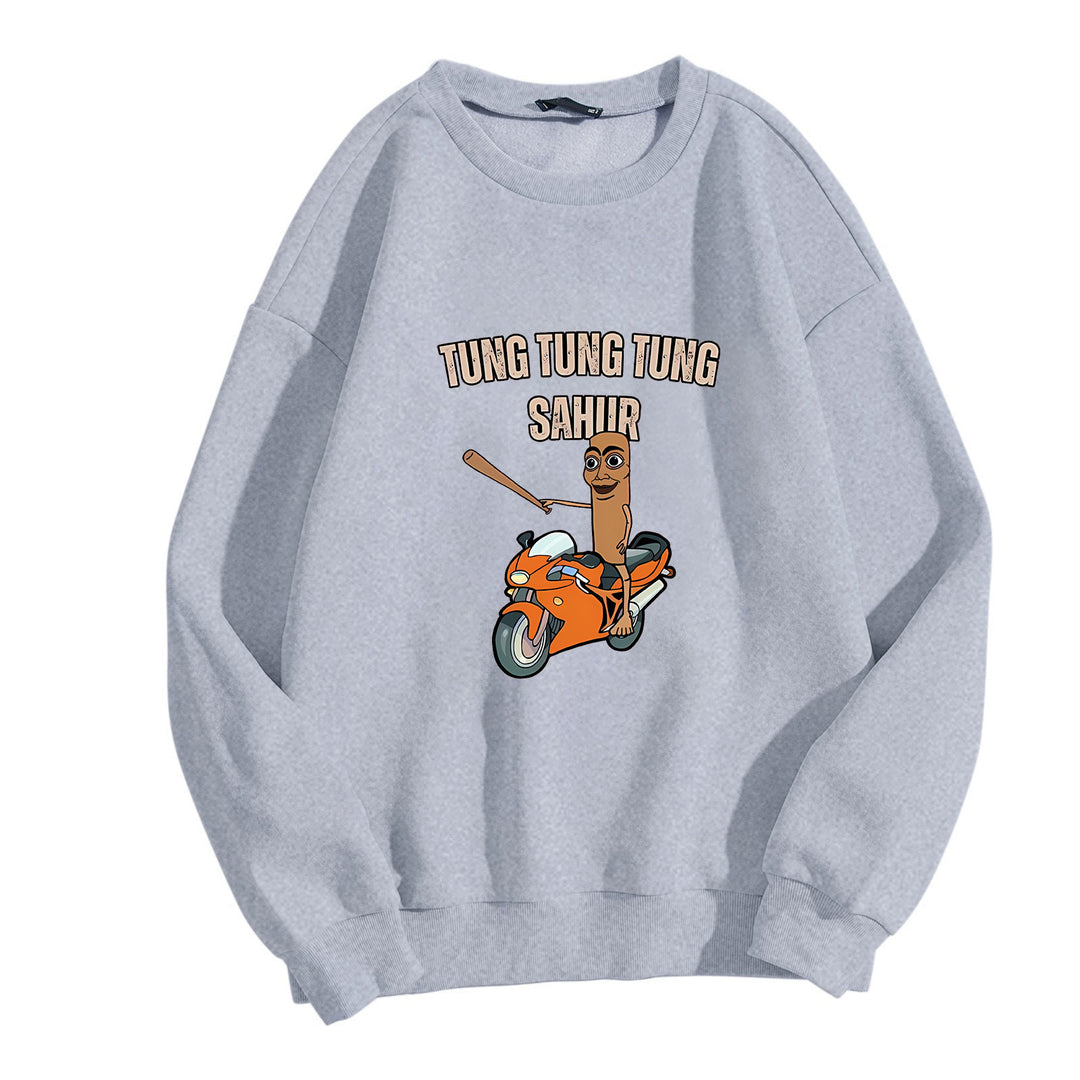 Women's casual sweatshirt with funny graphic design Chic & Stil