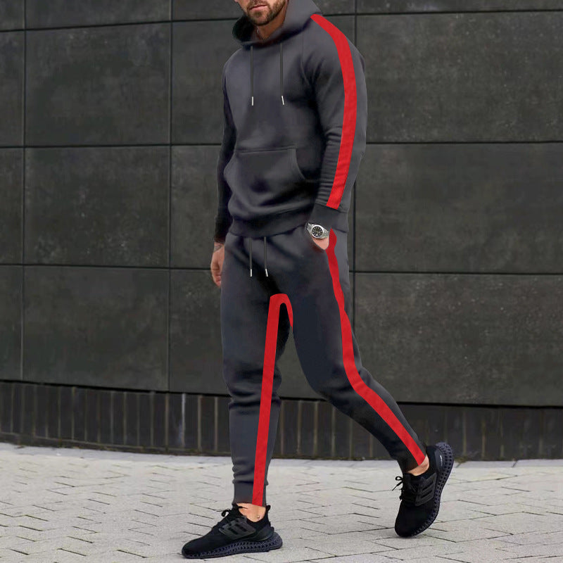 Men's sporty jogging jacket with contrasting side elements Lune London