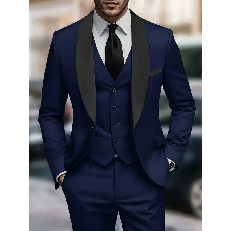 Elegant suit for men with fitted jacket and vest Lune London