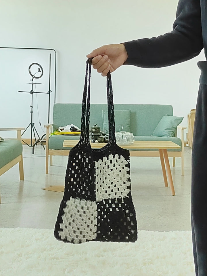 Women Eco-Friendly Crochet Shopping Bag Lune London