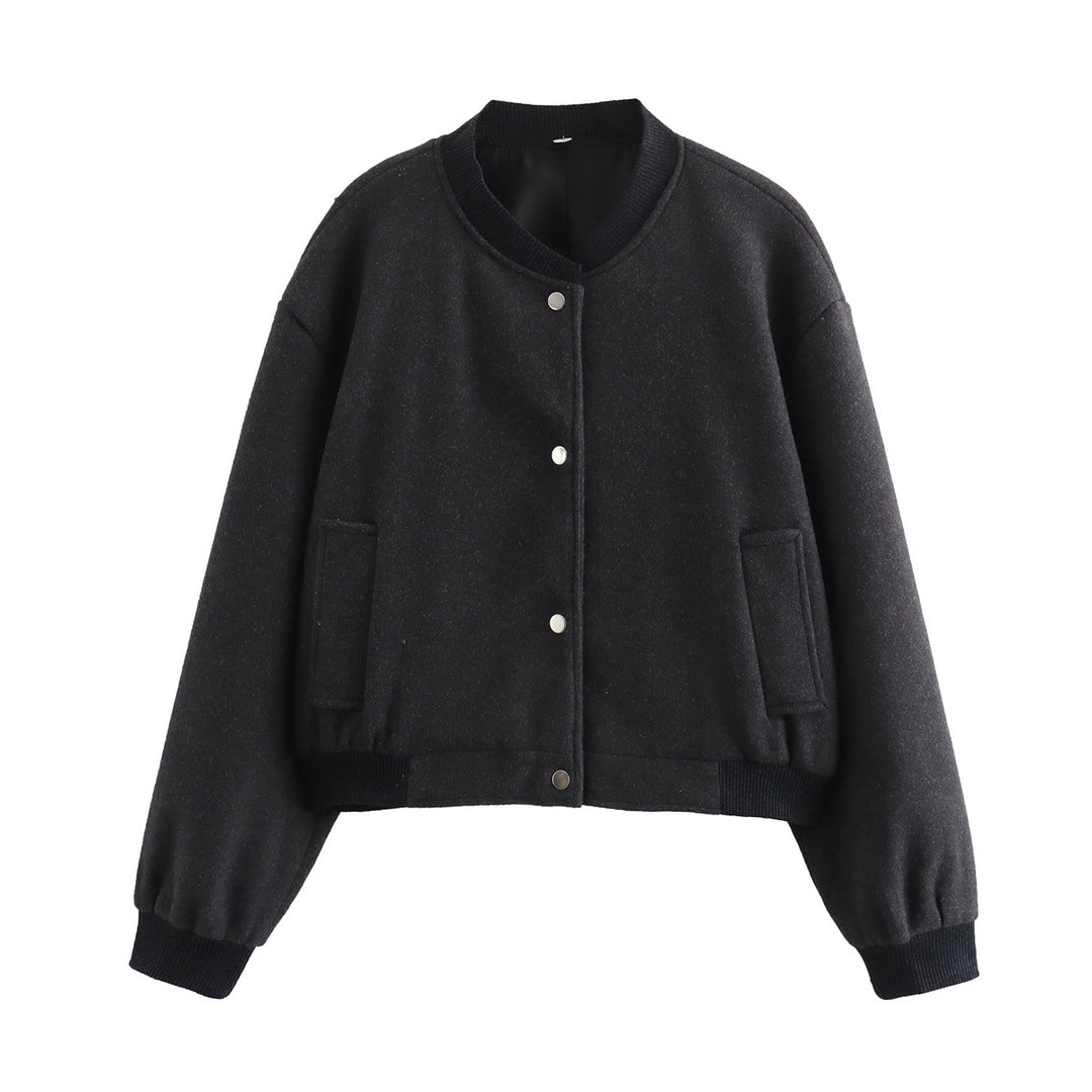 Oversized casual jacket for women with button closure Lune London