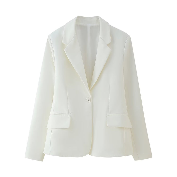 Elegant blazer jacket for women with classic cut and practical pockets Lune London
