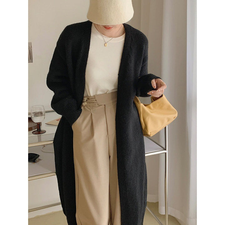Cardigan long en tricot pour femmes Chic & Stil