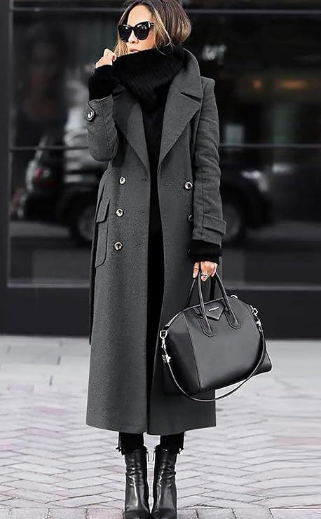 Ladies elegant wool coat Lune London
