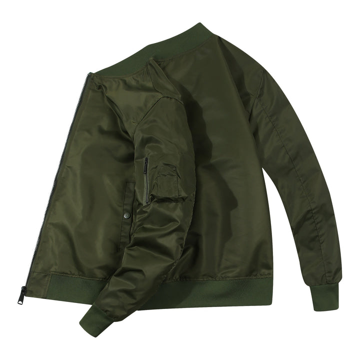 Women's bomber jacket with functional pockets and chic sporty design